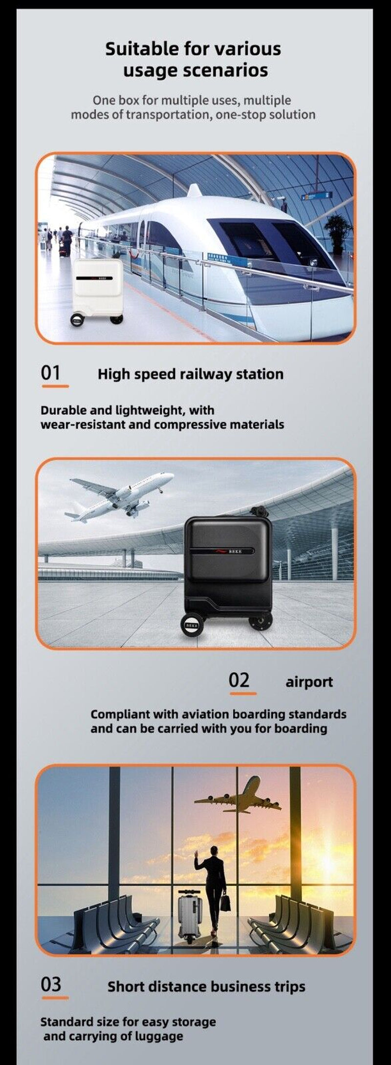 Beke Electric Smart Suitcase