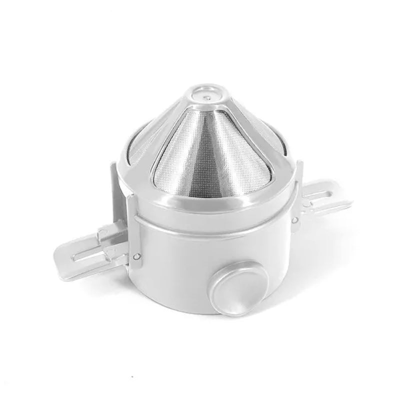 Portable Coffee Filter Stainless Steel Drip Coffee Tea Holder Reusable Coffee Dripper Household Drinkware Drop Filter Stainless Steel Filter Cup