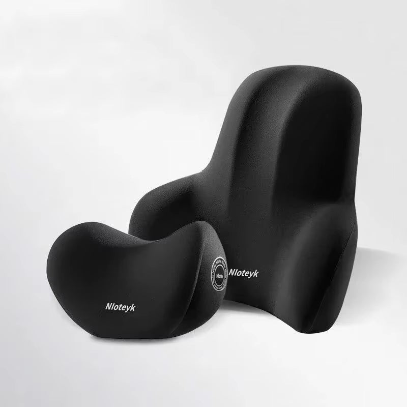 Memory Foam Car Neck Cushion Car Lumbar Support for Car Supplies Universal Neck Pillow Waist Cushion Car Seat Car Accessories