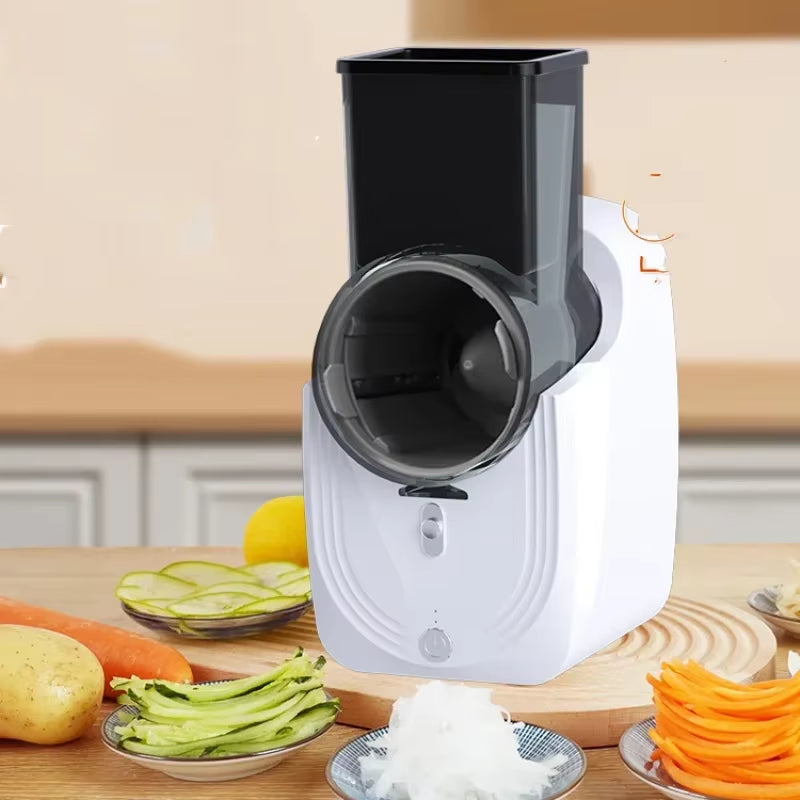Multi-Function Vegetable Cutter 1PC Household Kitchen Electric Vegetable Cutter Vegetable Slicer Shredder Automatic