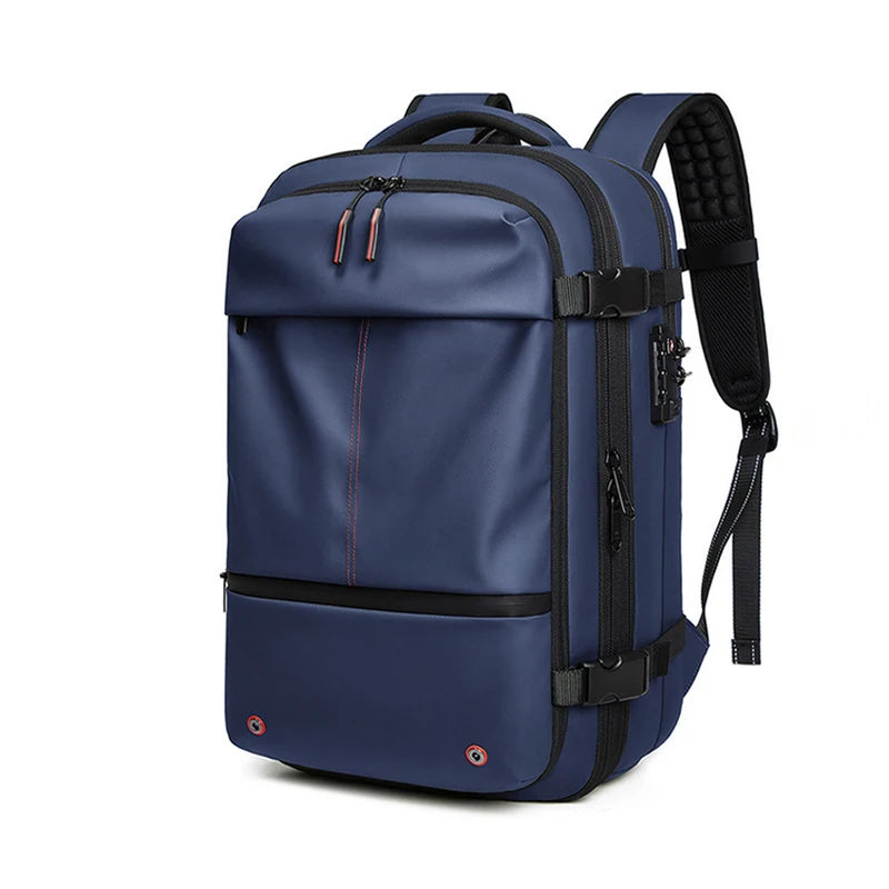 Mochila de viaje al vacío