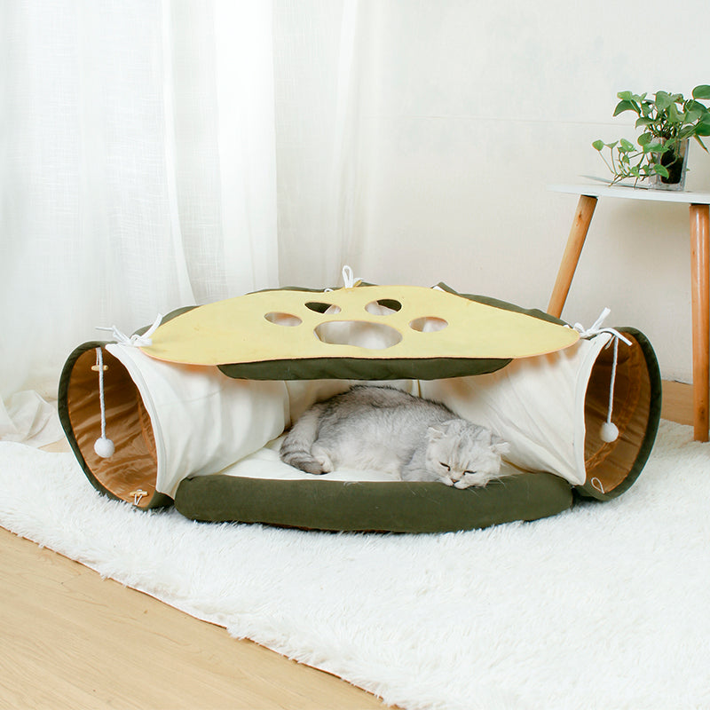 Juguete de túnel interactivo para gatos