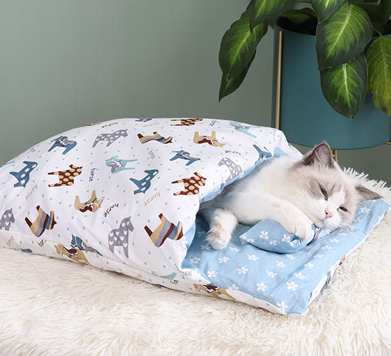 Cama japonesa para gatos
