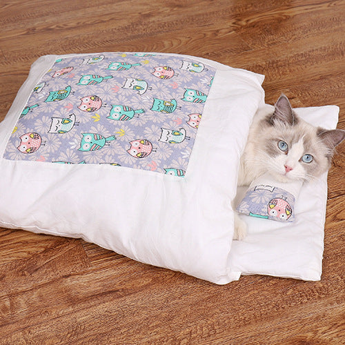 Cama japonesa para gatos