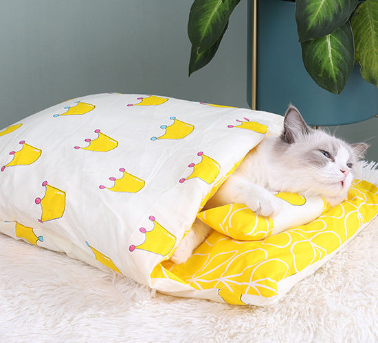 Cama japonesa para gatos