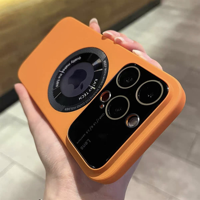 Funda magnética para iPhone con protección para la cámara