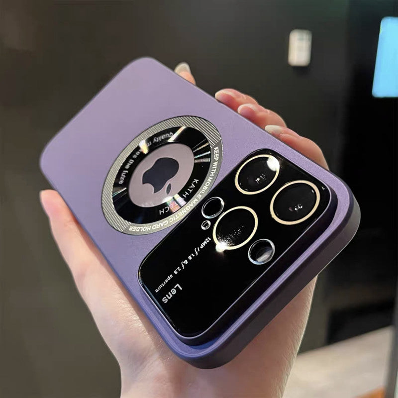 Funda magnética para iPhone con protección para la cámara
