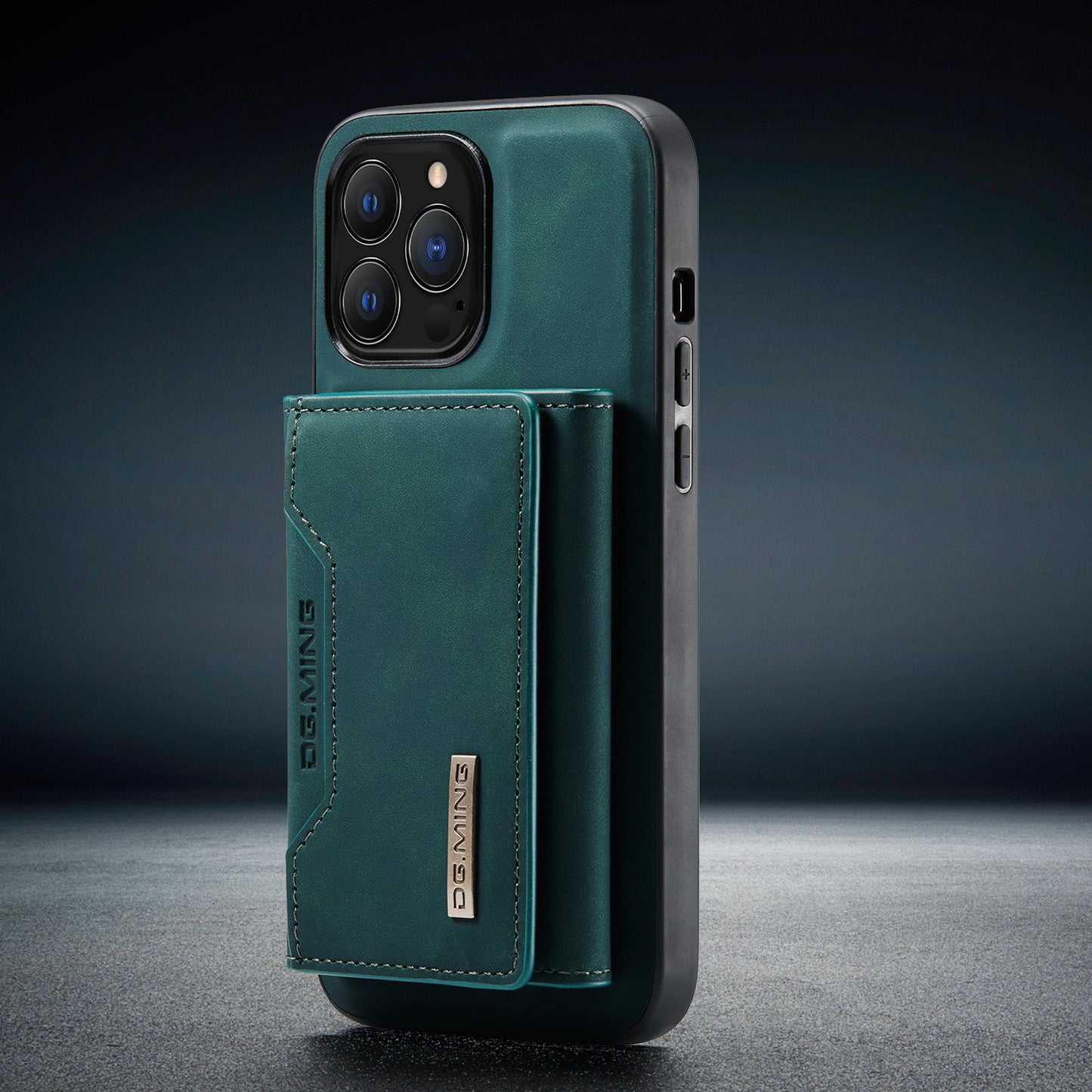 2 in 1 取り外し可能な iPhone レザーケース ウォレットとカードホルダー