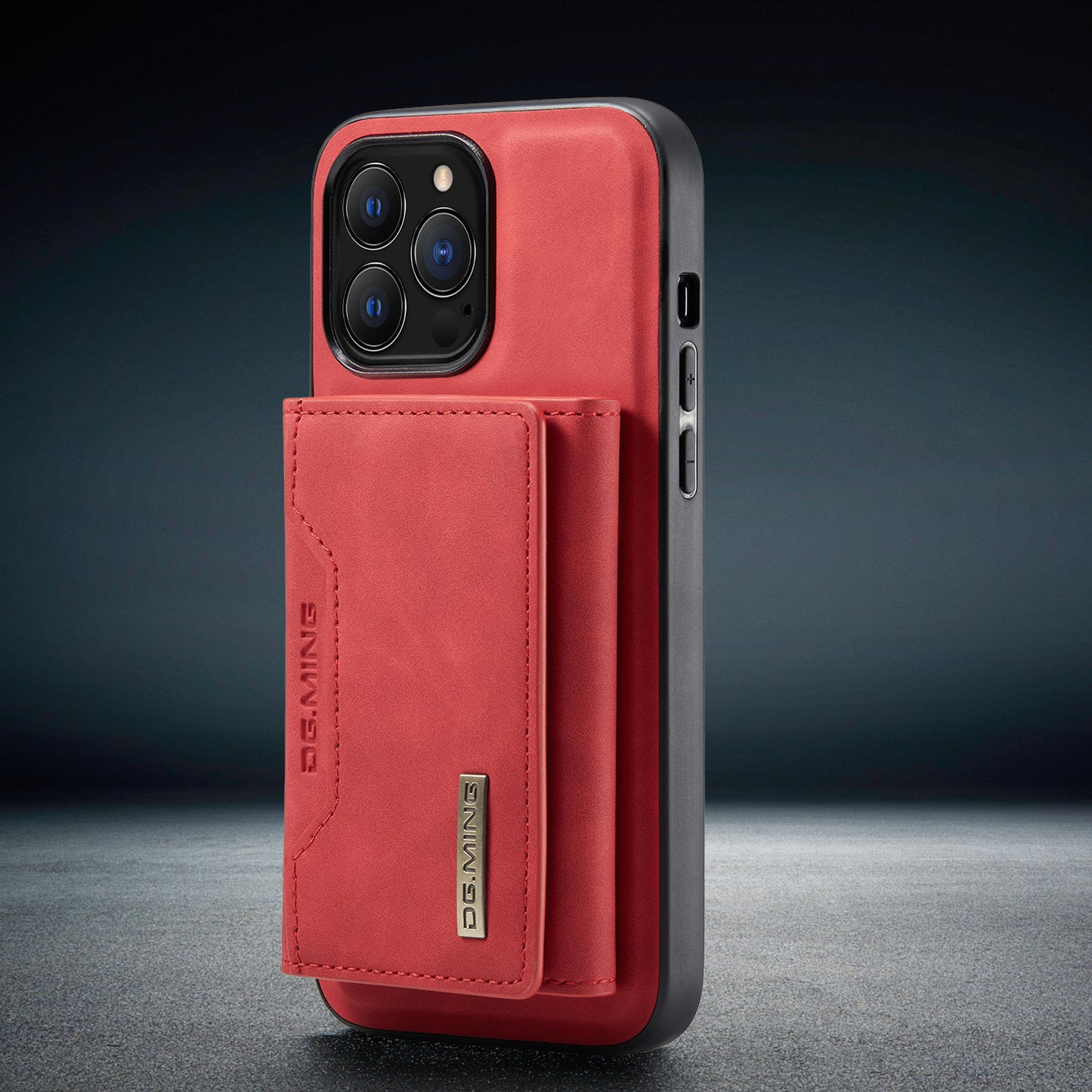2 in 1 取り外し可能な iPhone レザーケース ウォレットとカードホルダー