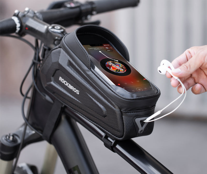 防水自転車タッチスクリーンサイクリングバッグ
