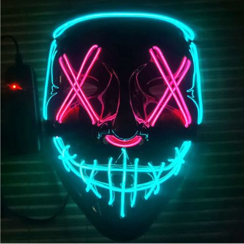 Máscara LED de Halloween