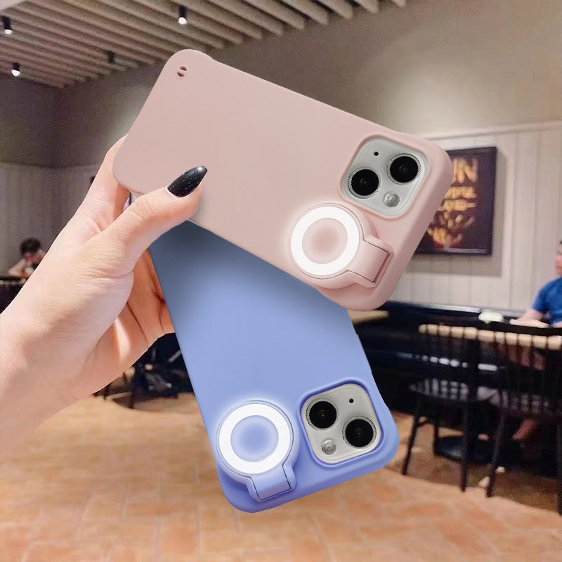 Funda para iPhone con luz para selfies