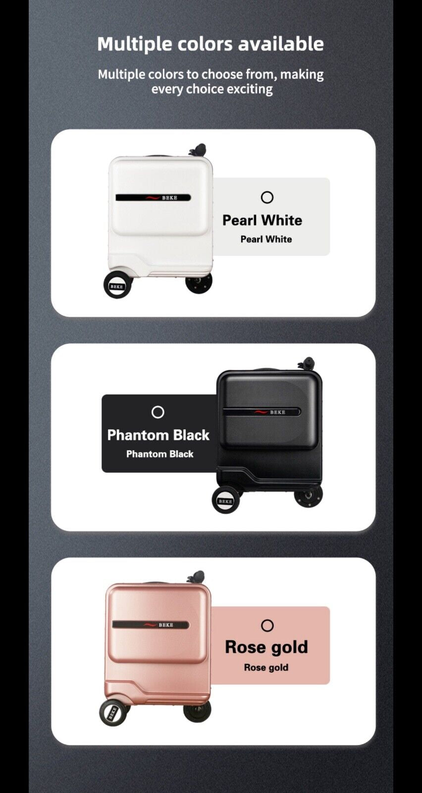 Beke Electric Smart Suitcase