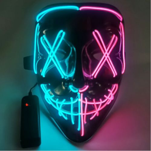 Máscara LED de Halloween