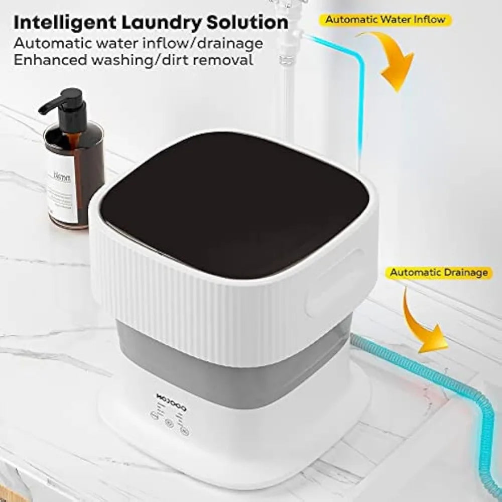 ポータブル折りたたみ式洗濯機