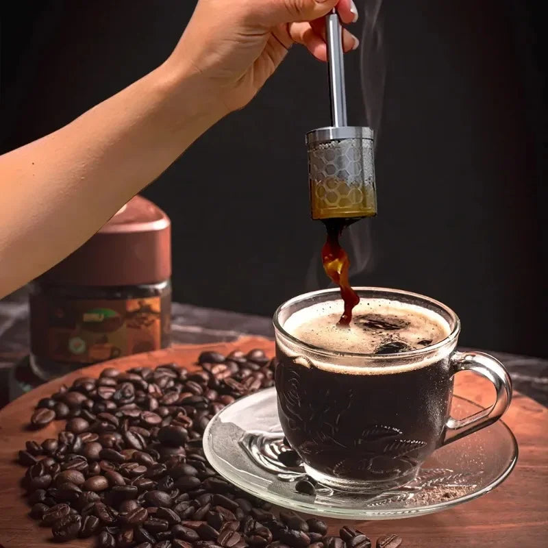 Filtro reutilizable de acero inoxidable para café y té