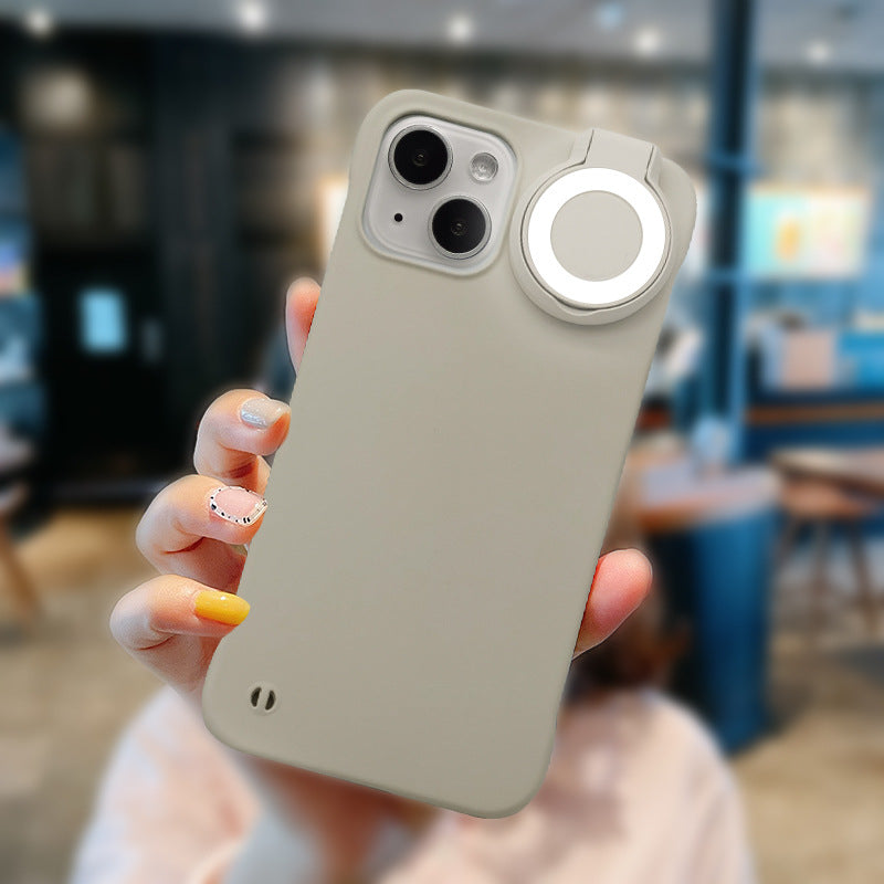 Funda para iPhone con luz para selfies