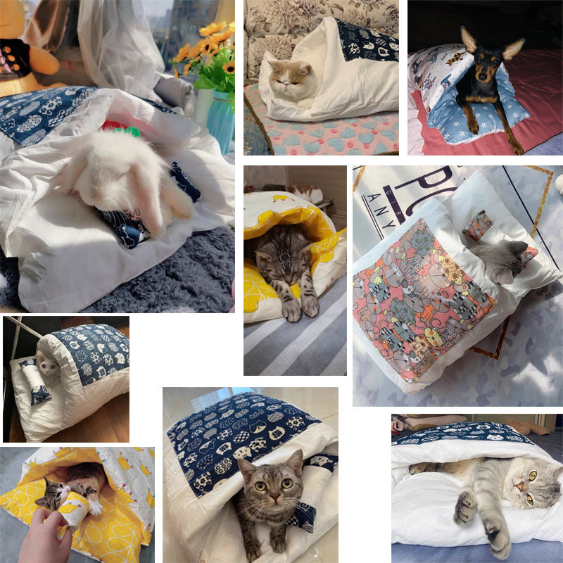 Cama japonesa para gatos