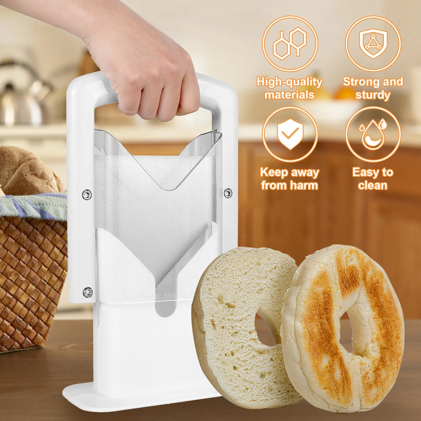 Rebanadora de pan para bagels