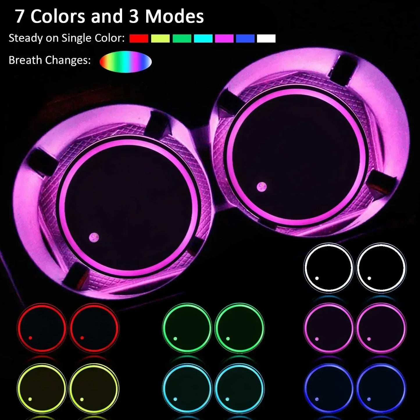 LED車用カップホルダーライト