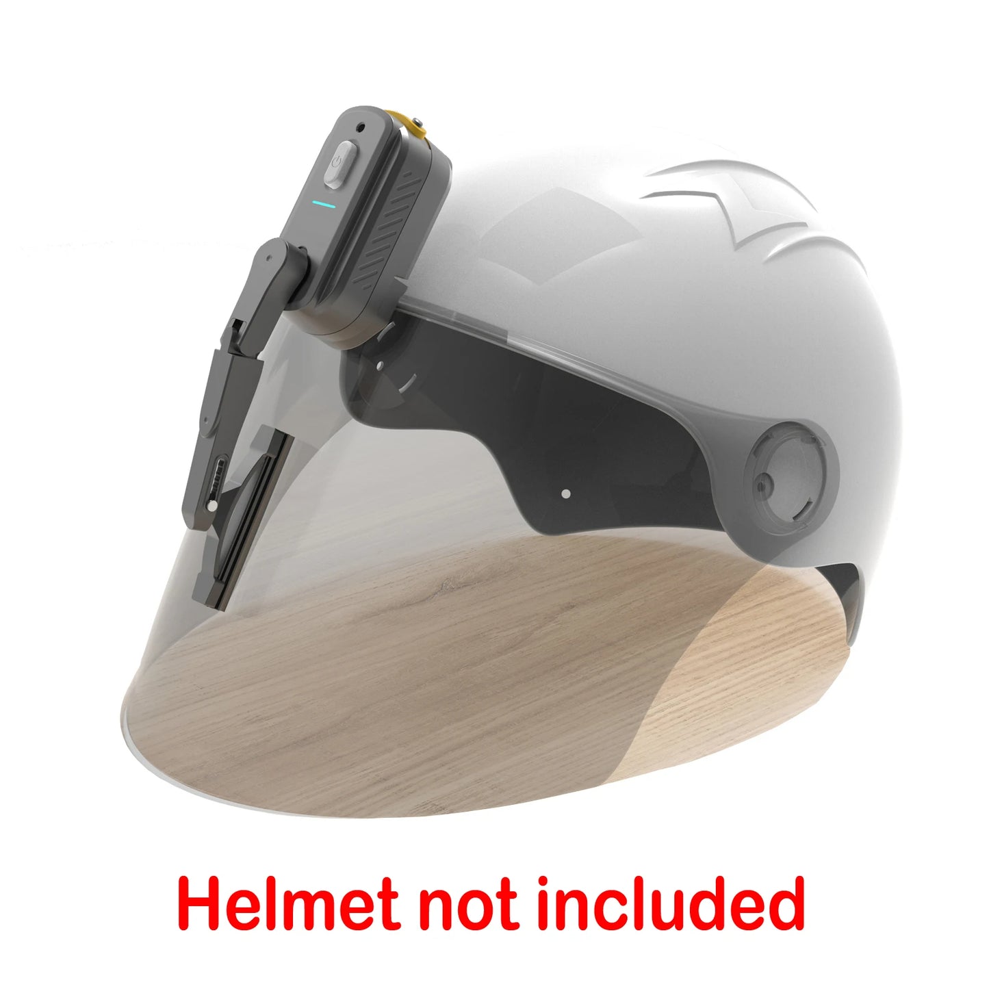 バイクヘルメットワイパー