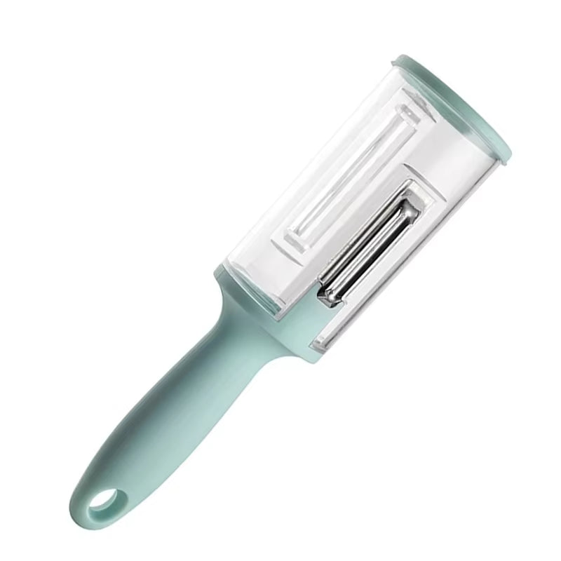 Multifunctional Peeler with Storage Box the Ultimate Solution for Peeling Vegetables, Fruits, and Scaling Fish