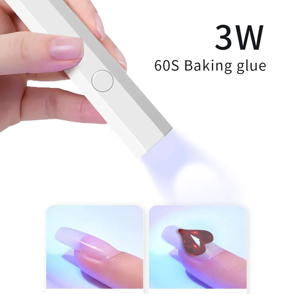 Lámpara de fototerapia para esmalte de uñas de secado rápido