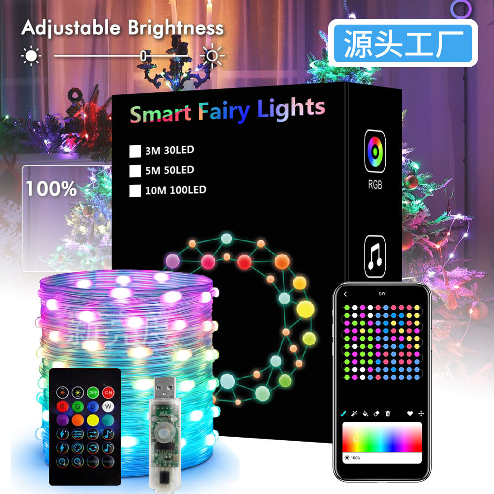 Luces LED para árbol de Navidad con control total