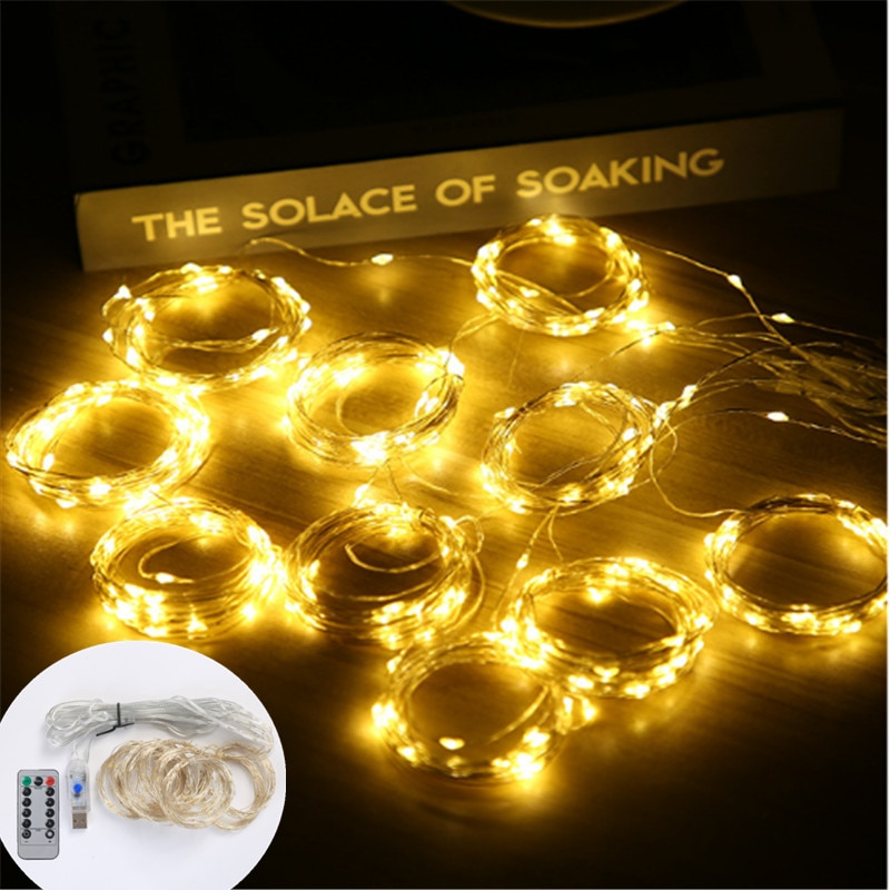 Luces LED de cadena para cortina