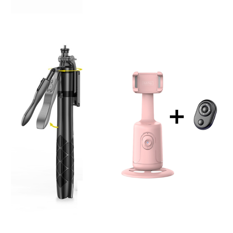 Gimbal para teléfono con seguimiento facial automático y control remoto + palo selfie L16 y trípode