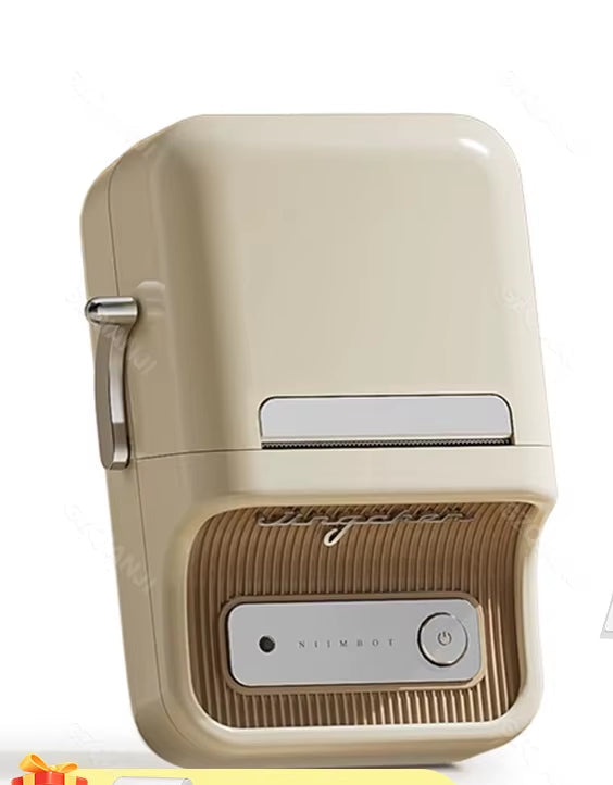 B21 B1 Wireless Label Printer Portable Pocket Label Printer Bluetooth Thermal Label Printer Fast Print Home Use Office