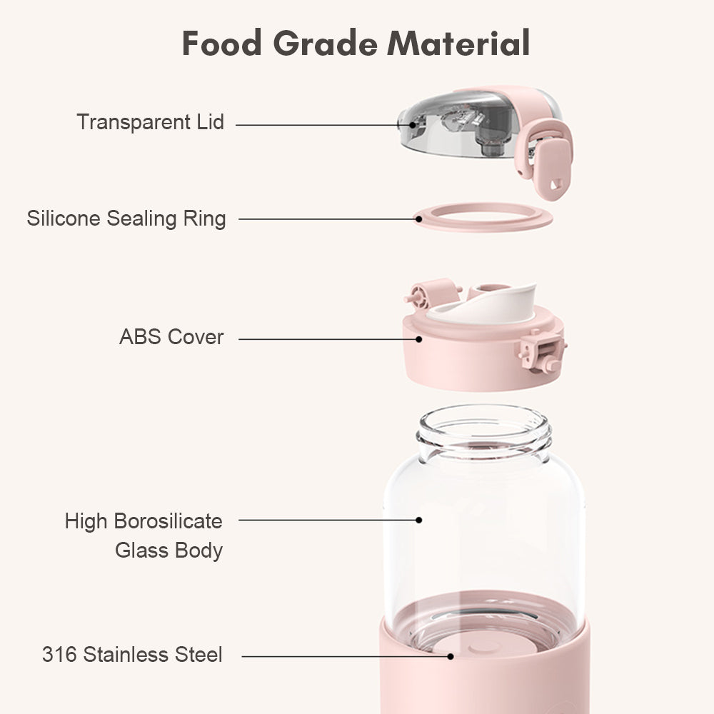 Calentador de biberones portátil de 300 ml para bebés con control preciso de temperatura