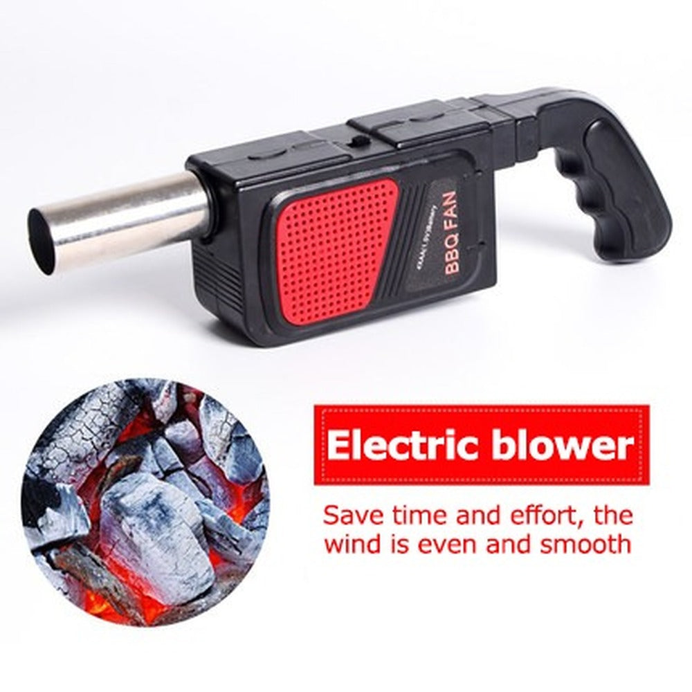 Soplador portátil de mano para parrilla eléctrica de barbacoa