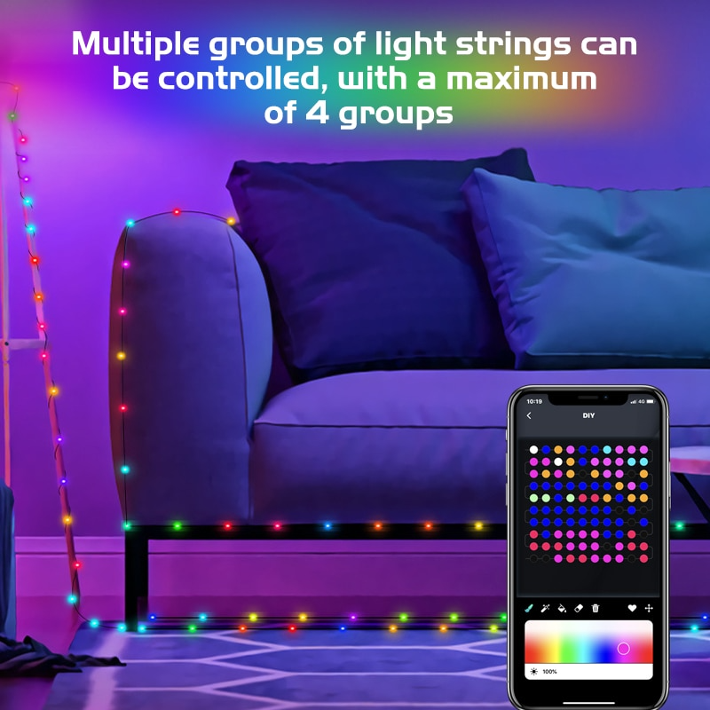 Luces LED para árbol de Navidad con control total