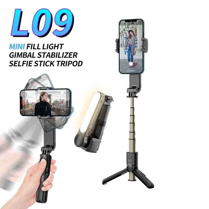 ハンドヘルドジンバルスタビライザー セルフィーフォンスティック L09