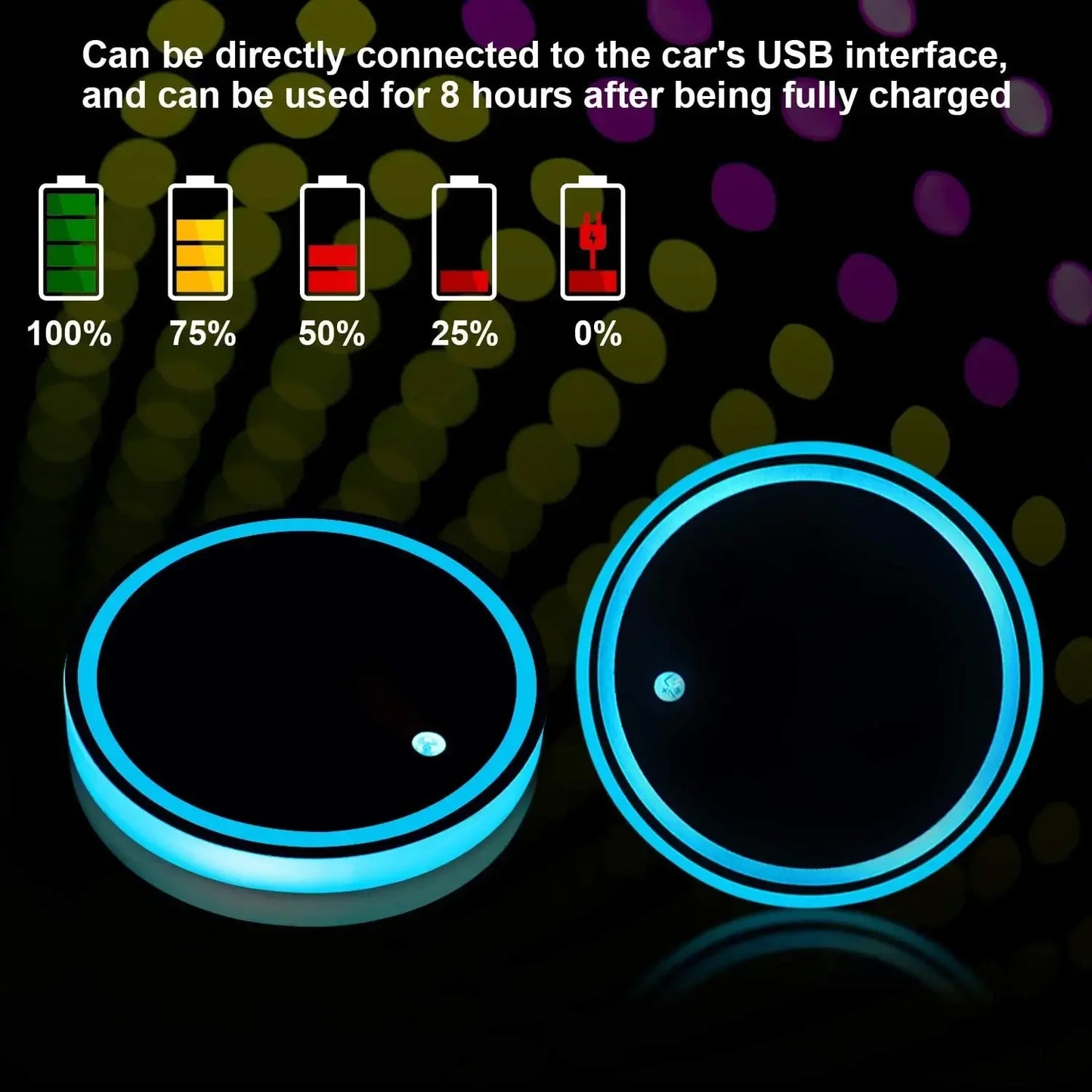 LED車用カップホルダーライト