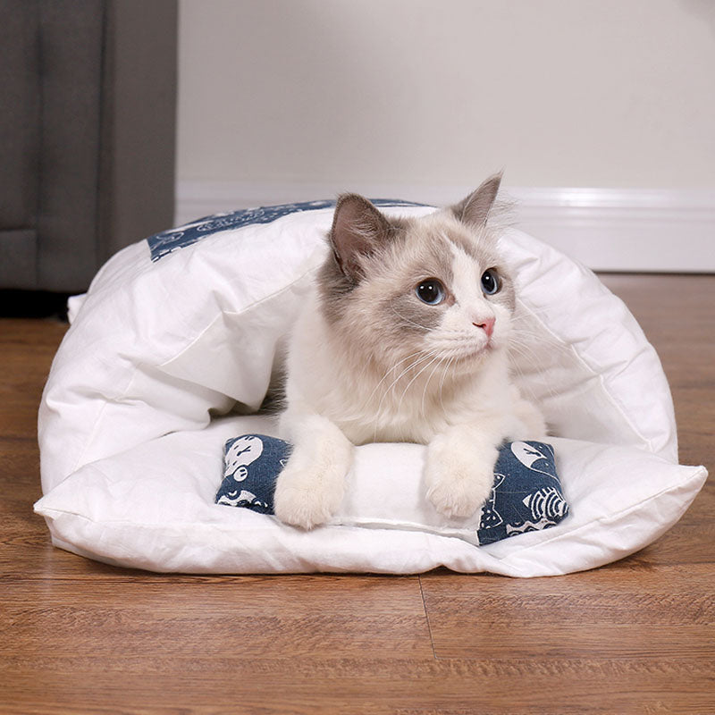 Cama japonesa para gatos