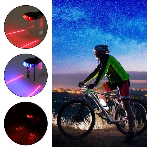 自転車用レーザーテールライト/屋外用