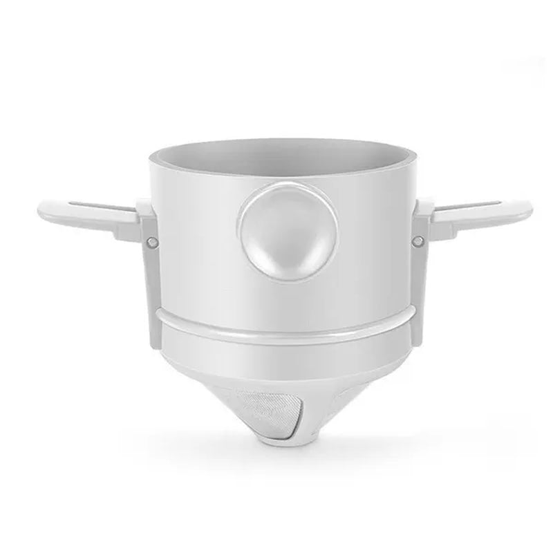 Portable Coffee Filter Stainless Steel Drip Coffee Tea Holder Reusable Coffee Dripper Household Drinkware Drop Filter Stainless Steel Filter Cup