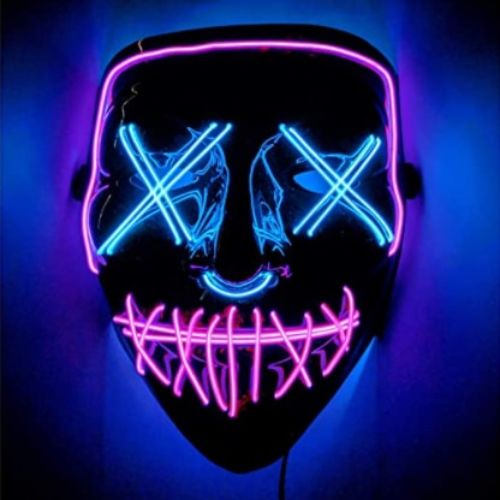 Máscara LED de Halloween