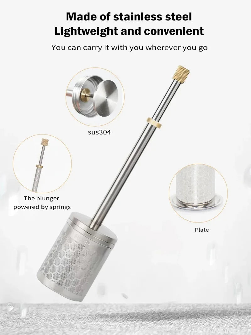 Filtro reutilizable de acero inoxidable para café y té
