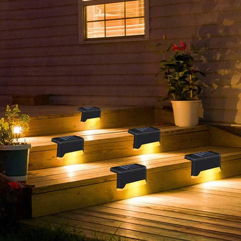 Luces de paso LED con energía solar
