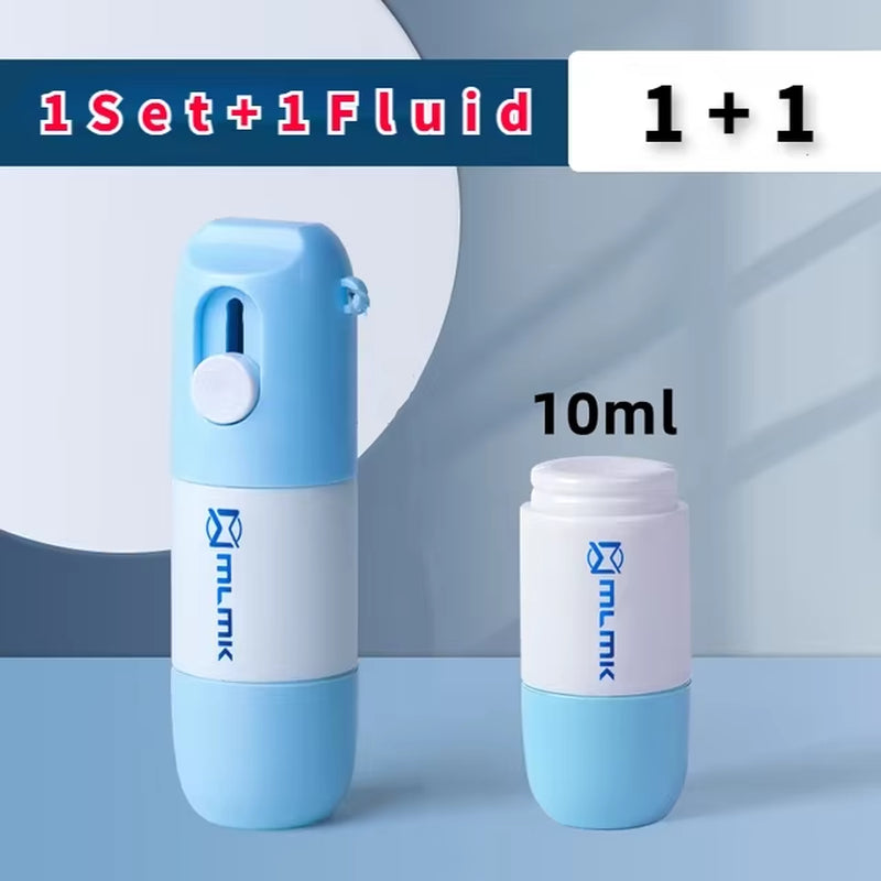 Thermal Paper Easer Mail Opener 2 in 1 Correction Fluid with Knife anti Peep Identity Information Privacy Protector Eraser