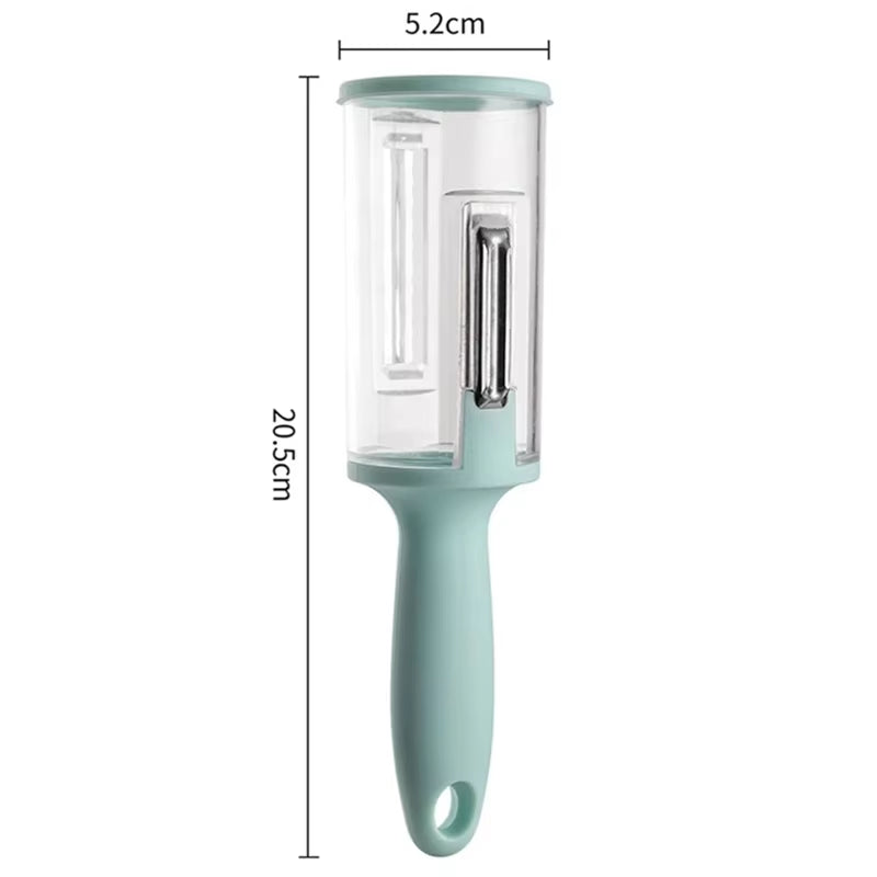 Multifunctional Peeler with Storage Box the Ultimate Solution for Peeling Vegetables, Fruits, and Scaling Fish