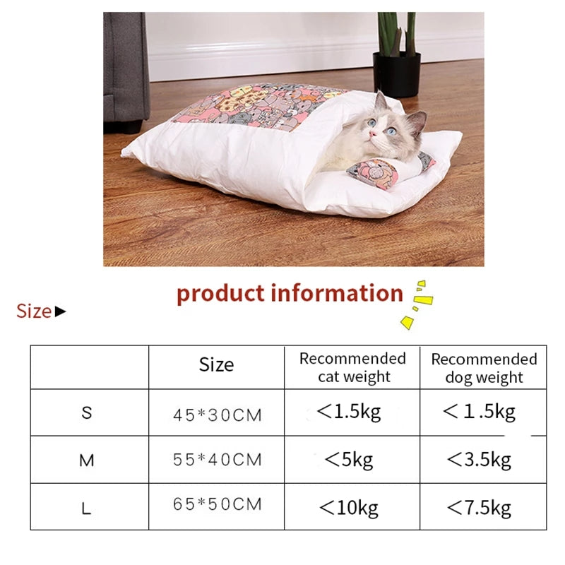 Cama japonesa para gatos