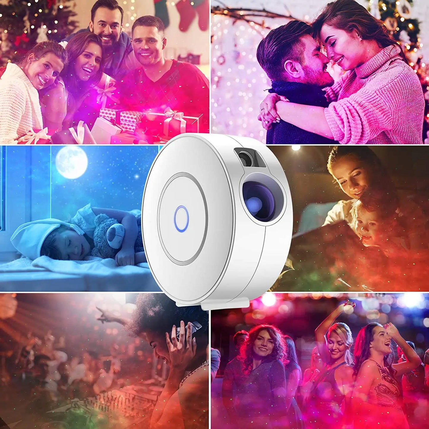Proyector de luz nocturna inteligente Tuya WiFi Aurora Galaxy Star
