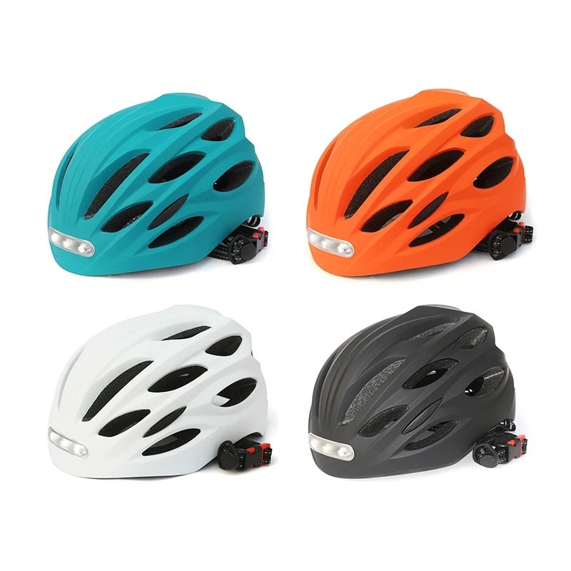 LEDランプ サイクリング 自転車ヘルメット LEDテールライト付き