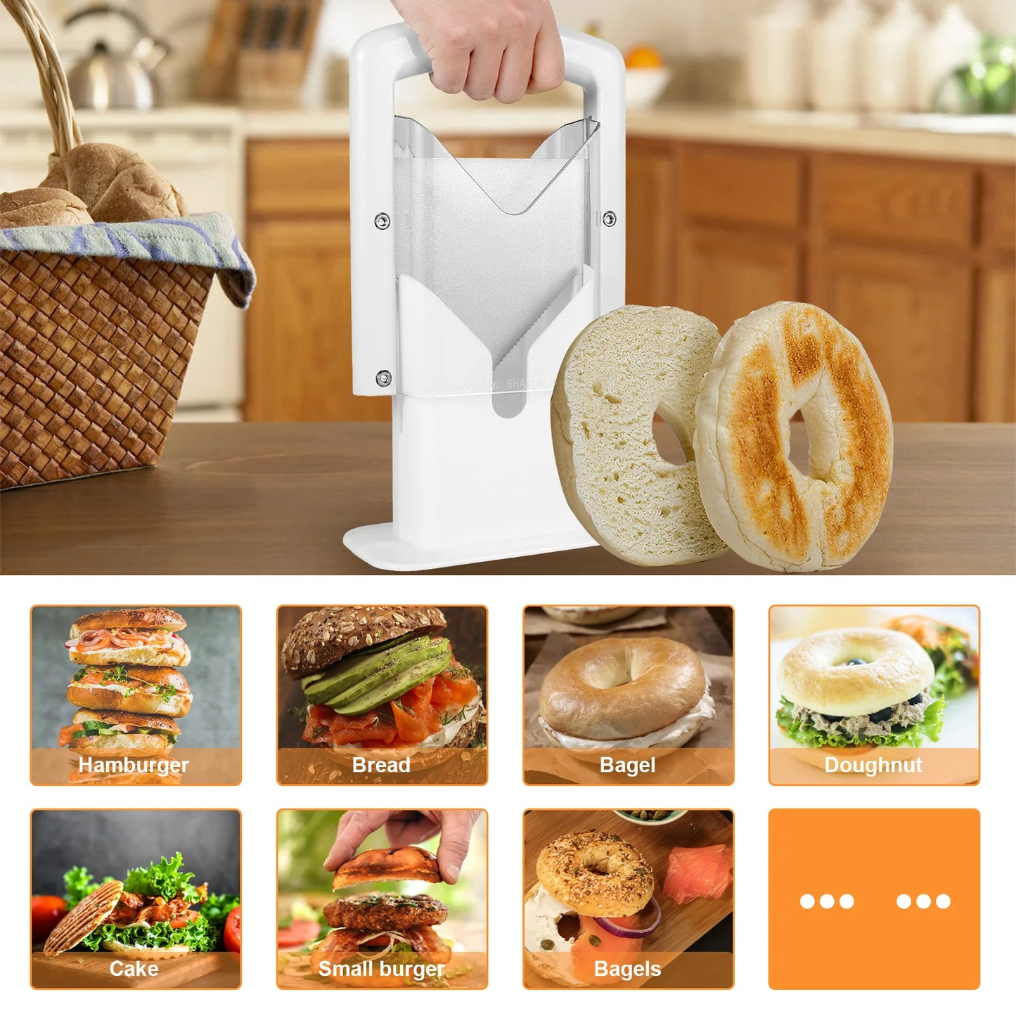 Rebanadora de pan para bagels