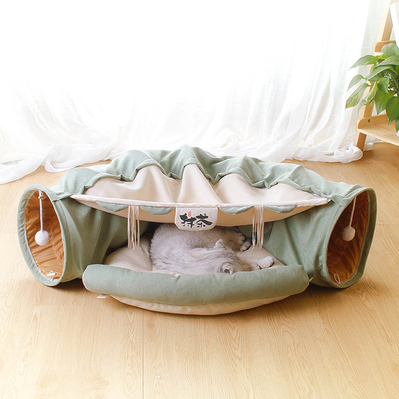 Juguete de túnel interactivo para gatos