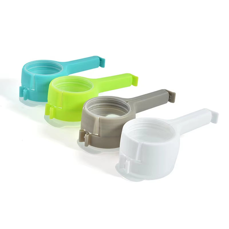 Seal Pour Food Storage Bag Clip Snack Sealing Clip Fresh Keeping Sealer Clamp Plastic Helper Food Saver Travel Kitchen Gadgets